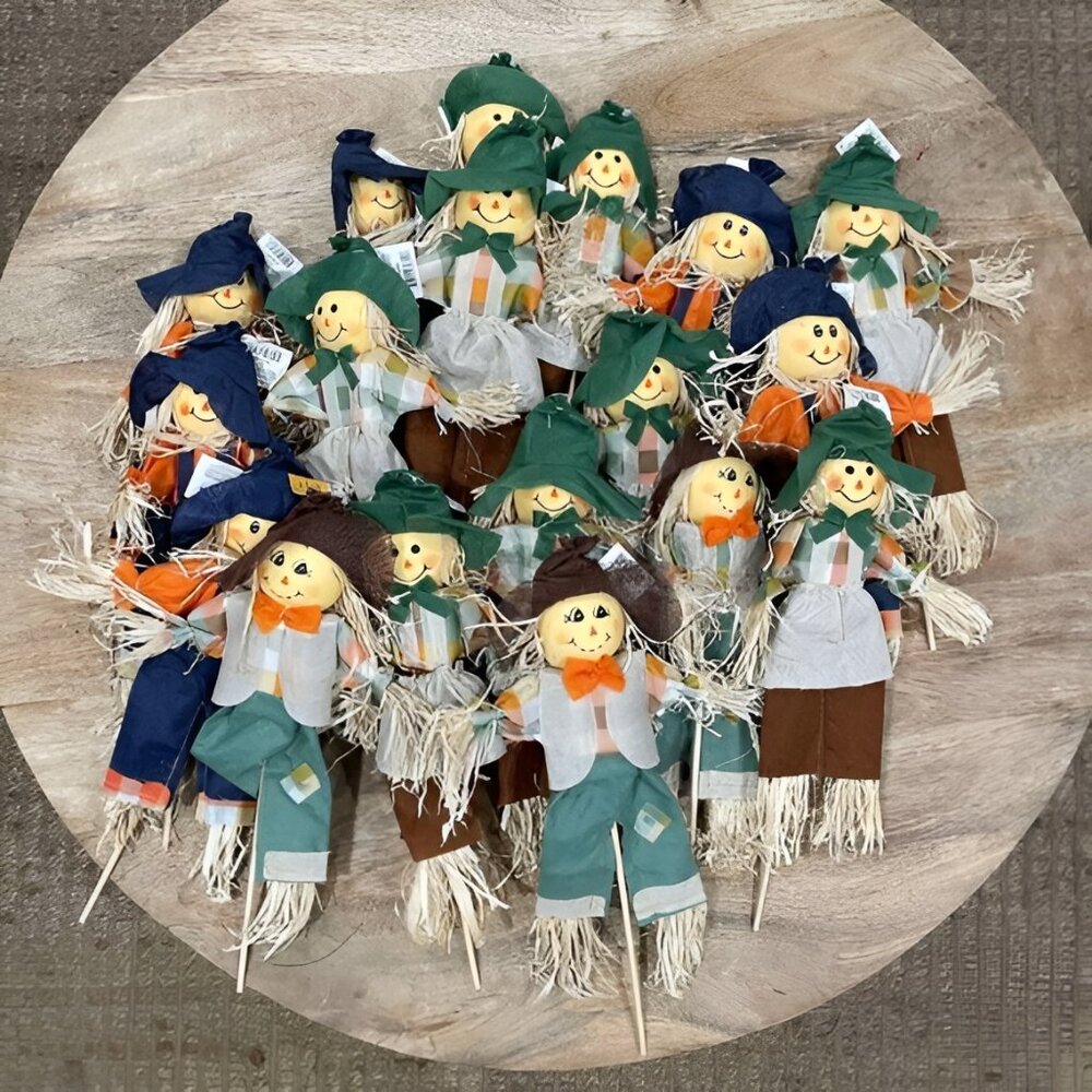 NEW 18Pc Fall Harvest Scarecrow Picks